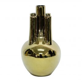 Golden Calabash Ceramic Vase
