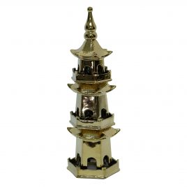 Golden Handmade Ceramic Pagoda