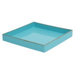 C&C Home Mimosa powder blue square tray ถาดวางของแต่งบ้าน