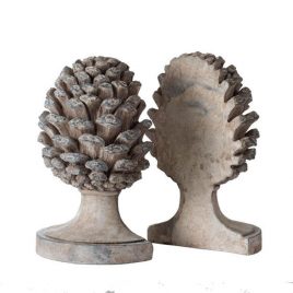 Traditional Pinecone Bookend