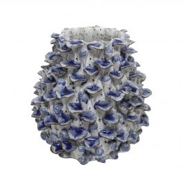 Barnacle Round Ceramic Vase – แจกันเซรามิกลายเพรียง