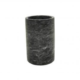 Round Marble Toothbrush Holder (Grey) – แก้วหินอ่อนสีเทา