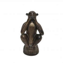 Ceramic 3-Wise Monkey – ลิงปิดปาก