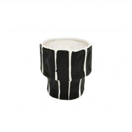 Ceramic Vase Black & White (S) – แจกันเซรามิกสีขาวดำ