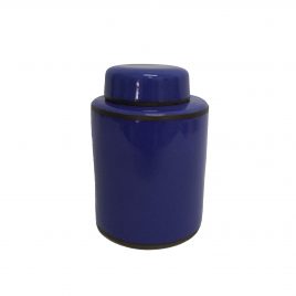 Cobalt Blue Ginger Jar with Lid – โหลสีน้ำเงินพร้อมฝา