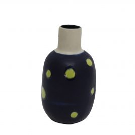 Dotty Handcrafted Ceramic Vase – แจกันเซรามิกลายจุด
