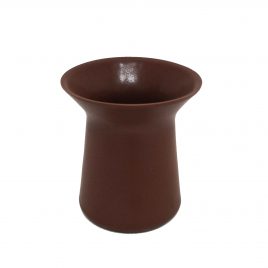 Handcrafted Ceramic Tea Vase – แจกันเซรามิกสีแดง