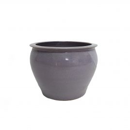 Lilac Glazed Handcrafted Ceramic Bowl – ถ้วยเซรามิกสีม่วง