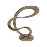 C&C Home Abstract Modernist Sculpture Bright Gold รูปปั้นแต่งบ้าน