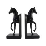 C&C Home Black Horse Bookend ที่ตั้งหนังสือ