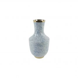 Blue Wave Ceramic Vase – แจกันเซรามิคแต่งบ้านสีฟ้า