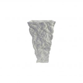 Fraiser Textured White Vase (L) – แจกันผิวขรุขระ