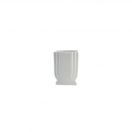 Gladiola White Vase (S) – แจกันสีขาว