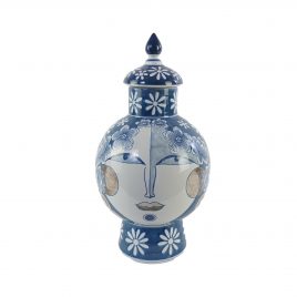 Lady Visage Ceramic Ginger Jar (L) – โหลเซรามิคแต่งบ้าน