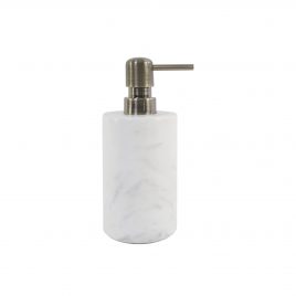 Marble Soap Dispenser (White) – ขวดหินอ่อนสีขาวพร้อมหัวปั๊ม