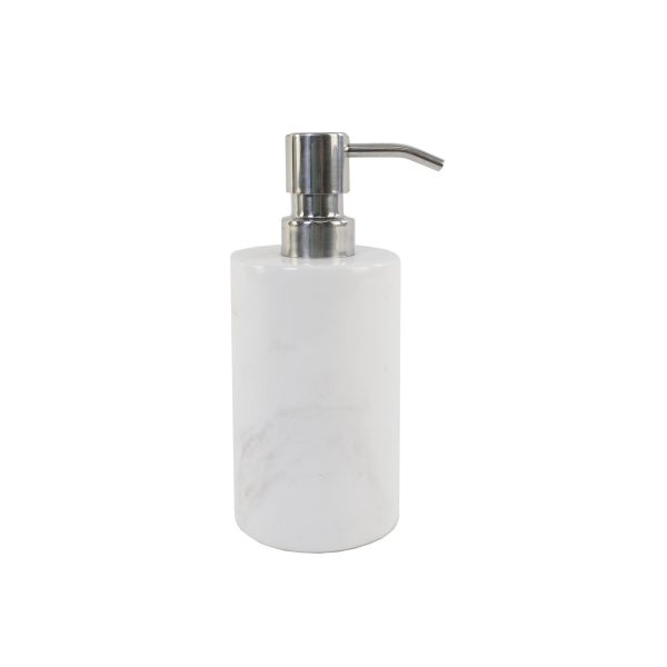 C&C Home Marble Soap Dispenser (white) ขวดหินอ่อนสีขาวเข้มพร้อมหัวปั๊ม