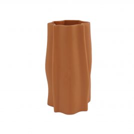Marmalade Decorative Vase – แจกันสีส้มเนื้อแมต