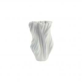 Minimal White Vase (M) – แจกันฟรีฟอร์ม