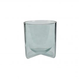 Minty Glass Vase – แจกันแก้วใส