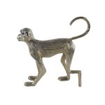 C&C Home Monkey sculpture with base รูปปั้นลิงสำหรับแต่งบ้าน