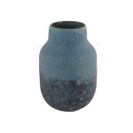 C&C Home Reactive Blue Glass Vase แจกันแต่งบ้าน