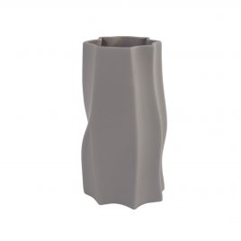 Smoke Decorative Vase – แจกันสีเทาเนื้อแมต