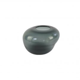 Smoked Balck Modern Glass Vase – แจกันตกแต่งบ้าน