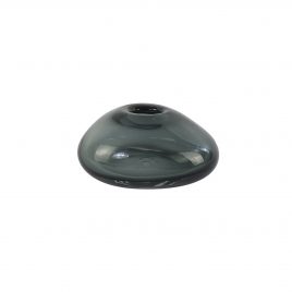 Smoked Balck Modern Glass Vase (M) – แจกันตกแต่งบ้าน