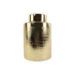 C&C Home Textured Gold Ginger Jar (L) โหลแต่งบ้าน