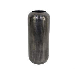 Textured Smoke Black Vase – แจกันตกแต่งบ้าน