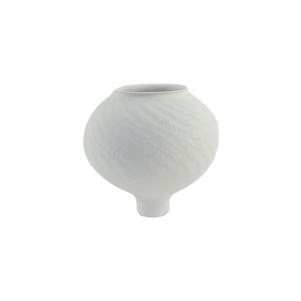 C&C Home White Balloon Ceramic Vase แจกันแต่งบ้าน