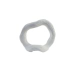 C&C Home White Circular Ceramic Abstract รูปปั้นแต่งบ้าน