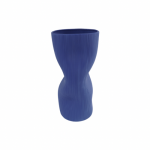 C&C Home Egyptian blue textured vase - แจกันแต่งบ้าน
