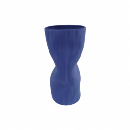 Egyptian Blue Textured Vase – แจกันตกแต่งบ้าน