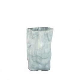 Blue Marble Ceramic Vase (M) – แจกันตกแต่งบ้าน