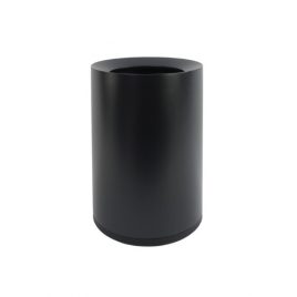 Black Metallic Trash Can – ถังขยะโลหะสีดำ