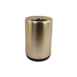 Gold Metallic Trash Can – ถังขยะโลหะสีทอง (L)