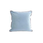 C&C Home Light Blue Velvet Throw Pillow หมอนอิงแต่งบ้าน