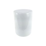 C&C Home Plain White Ceramic Garden Stool