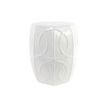 C&C Home White Neoteric Ceramic Garden Stool เก้าอี้เซรามิก