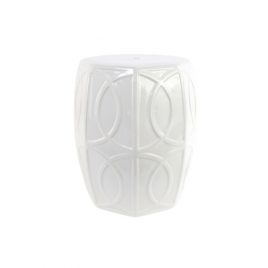 White Neoteric Ceramic Garden Stool – เก้าอี้เซรามิกสีขาว