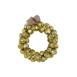 Jingle Bells Holiday Wreath (Yellow) – พวงมาลัยคริสต์มาสแต่งบ้าน