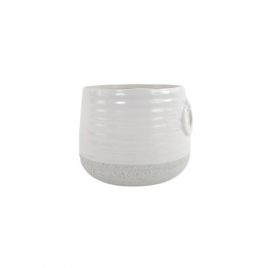 Milky White Ceramic Vase – แจกันเซรามิกแต่งบ้านสีขาว