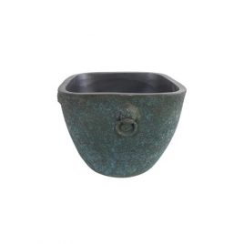 Moss Green Planter (L) – กระถางต้นไม้สีเขียว