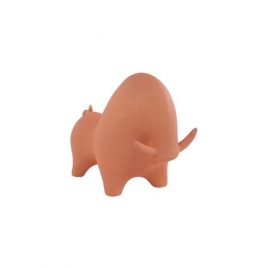 Orange Otto Bull Ceramic Sculpture – รูปปั้นวัวกระทิงเซรามิกแต่งบ้าน