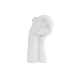 White Face Sculpture Ceramic – รูปปั้นเซรามิกแต่งบ้านสีขาว
