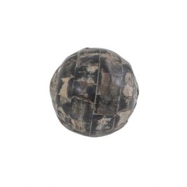 Wood & Bone Ball (L) – ไม้แกะสลักทรงกลมสำหรับแต่งบ้าน