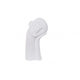 White Face Sculpture Resin