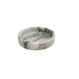 Round Marble Tray Gray (S)