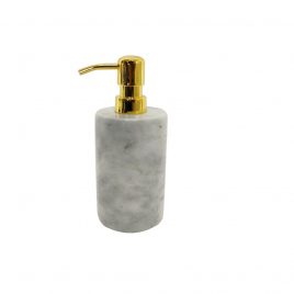Marble White Soap Dispenser Bottle